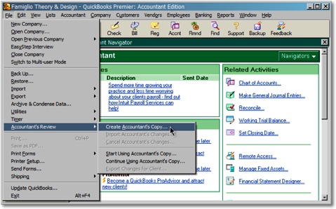 Quickbooks Accountants Copy Step 1